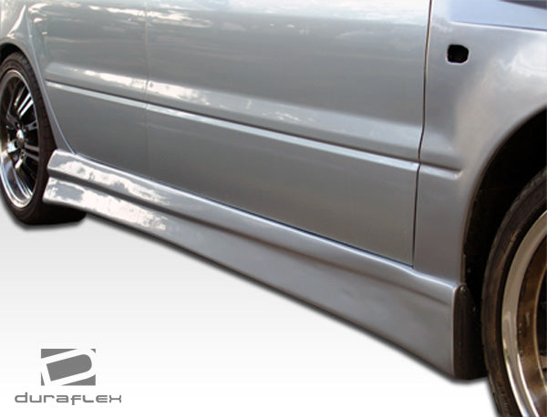 2004-2007 Mitsubishi Lancer Duraflex Walker Side Skirts Rocker Panels - 2 Piece