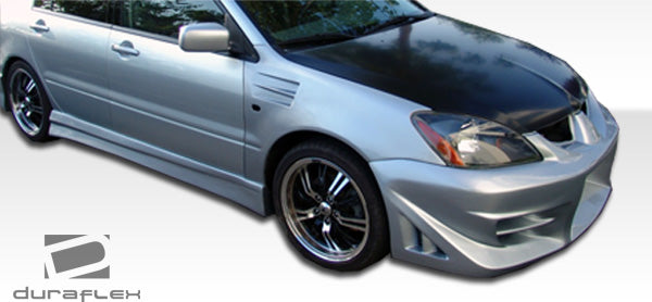 2004-2007 Mitsubishi Lancer Duraflex Walker Side Skirts Rocker Panels - 2 Piece
