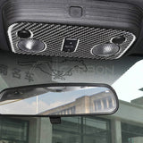 Real Carbon Fiber Overhead Dome Reading Light Trim Overlay For S197 Mustang 2005-2009