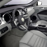 Mustang 2005-2009 Real Carbon Fiber Steering Wheel Trim Overlay