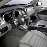 Real Carbon Fiber Steering Wheel Trim Overlay For Mustang 2005-2009