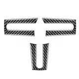 Real Carbon Fiber Steering Wheel Trim Overlay For Mustang 2005-2009