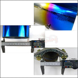 Spec-D Tuning Exhaust Scion tC (2005-2010) Catback N1 Muffler Polished/Blue Burnt Tip