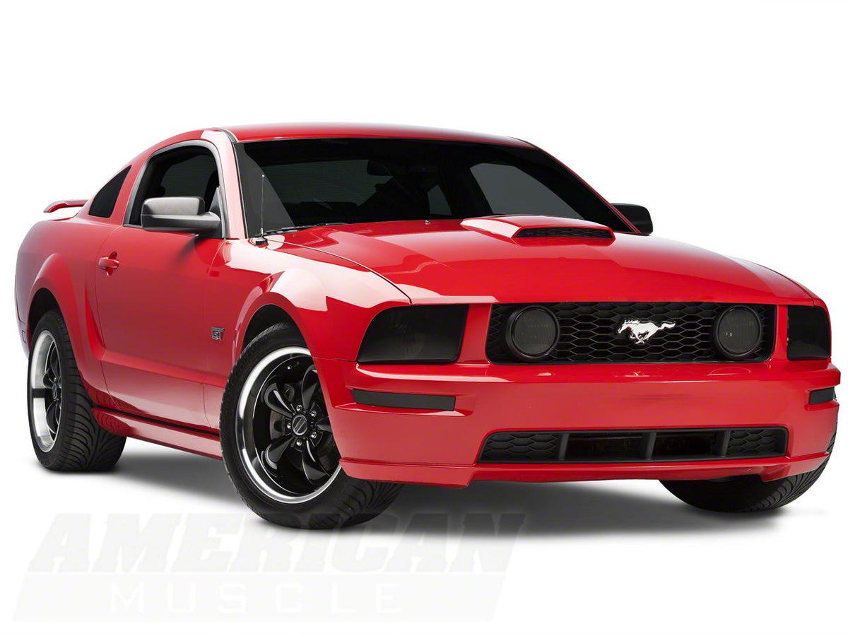 Speedform Fog Light Covers; Smoked (05-09 Mustang Gt)