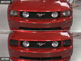 SpeedForm Headlight Covers; Smoked (05-09 Mustang GT, V6)