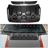 Real Carbon Fiber Hood Vent Cover for 2023+ Ford F-150 Raptor R (V8)