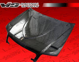 2005-2008 AUDI S4 4 doors Euro R Style Carbon Fiber Black Hood