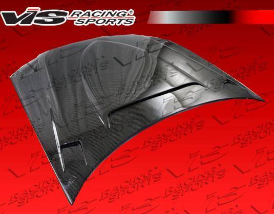 2005-2008 AUDI S4 4 doors Euro R Style Carbon Fiber Black Hood