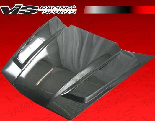 2005-2013 Chevrolet Corvette 2 doors SCV Style Carbon Fiber Black Hood