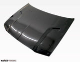 2005-2010 Chrysler 300 300C 4 doors SRT 2 Style Carbon Fiber Black Hood
