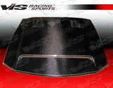 2005-2009 Ford Mustang 2 doors GT 500 Style Carbon Fiber Black Hood