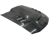 2005-2009 Ford Mustang 2 doors TERMINATOR Style Carbon Fiber Black Hood