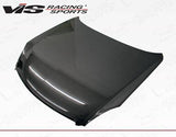 2005-2006 Infiniti G35 4 doors OEM Style Carbon Fiber Black Hood