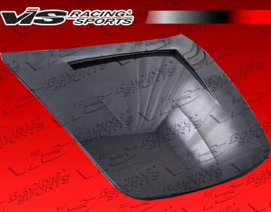 2005-2011 Porsche 997 2 doors GTO Style Carbon Fiber Black Hood