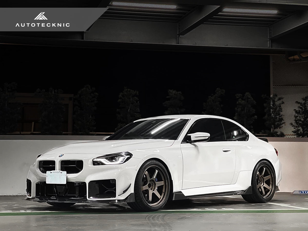 AutoTecknic Dry Carbon Podium Front Bumper Lower Vent Set - G87 M2