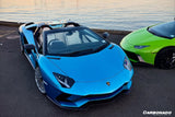 2017-2021 Lamborghini Aventador Autoclave Carbon Fiber Rear Side Scoops Carbonado Oem Fits: LP740 Roadster