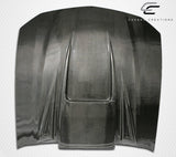 2005-2009 Ford Mustang Carbon Creations Spyder3 Hood - 1 Piece