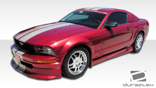 2005-2009 Ford Mustang Duraflex Racer Side Skirts Rocker Panels - 2 Piece