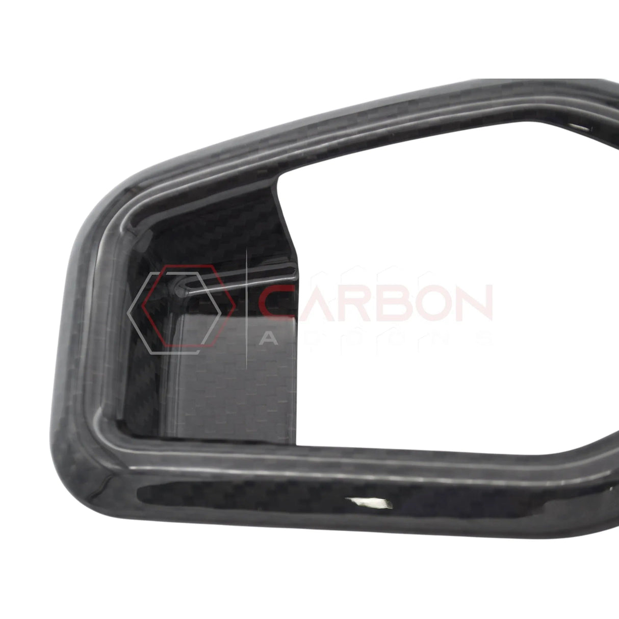 2024+ S650 Mustang Seat Rear Handle Outer Trim Hard Carbon Fiber Cover | 2pcs
