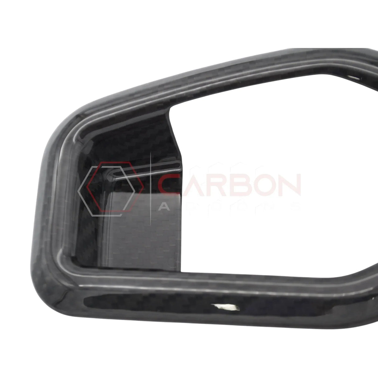 Real Carbon Fiber Seat Release Handle Trim Covers for 2024+ Ford Mustang