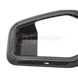 Real Carbon Fiber Seat Release Handle Trim Covers for 2024+ Ford Mustang