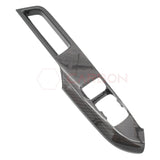 2024+ S650 Mustang Hard Carbon Fiber Window Switch Control Trim Cover | V2