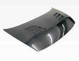 2006-2011 Honda Civic 2 doors TECHNO R Style Carbon Fiber Black Hood