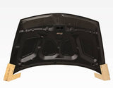 2006-2011 Honda Civic JDM 4 doors OEM Style Carbon Fiber Black Hood