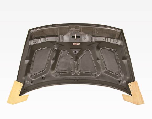 2006-2011 Honda Civic 4 doors OEM Style Carbon Fiber Black Hood