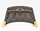 2006-2011 Honda Civic 4 doors OEM Style Carbon Fiber Black Hood