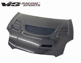 2006-2012 Mitsubishi Eclipse 2 doors G Speed Style Carbon Fiber Black Hood