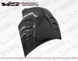 2006-2012 Mitsubishi Eclipse 2 doors Monster GT Style Carbon Fiber Black Hood