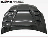 2006-2012 Mitsubishi Eclipse 2 doors Monster GT Style Carbon Fiber Black Hood