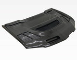 2006-2007 Mitsubishi EVO 9 4 doors JC Style Carbon Fiber Black Hood