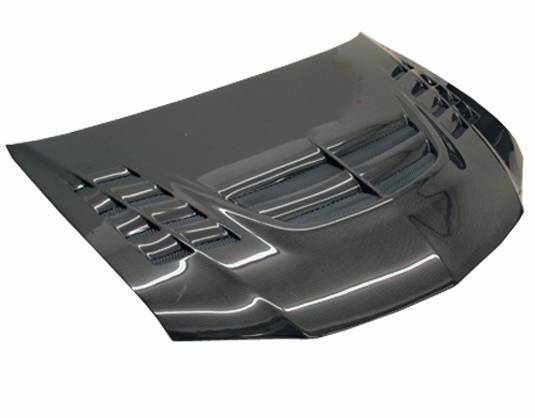 2006-2007 Mitsubishi EVO 9 4 doors VTX Style Carbon Fiber Black Hood