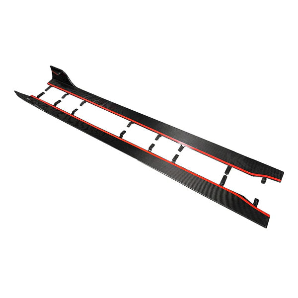 BMW 2 Series G87 M2 Carbon Fiber A Style Side Skirts (2023+)