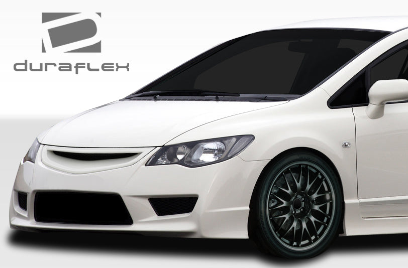 2006-2011 Honda Civic 4DR Duraflex JDM Type R Front End Conversion Kit - 5 Piece