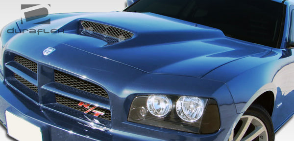 2006-2010 Dodge Charger Duraflex Ram Air Hood - 1 Piece