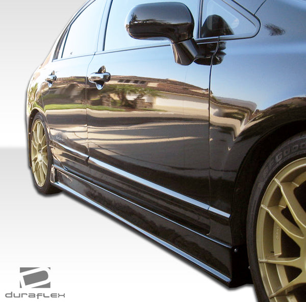 2006-2011 Honda Civic 4DR Duraflex B-2 Side Skirts Rocker Panels - 2 Piece