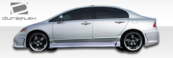 2006-2011 Honda Civic 4DR Duraflex B-2 Side Skirts Rocker Panels - 2 Piece