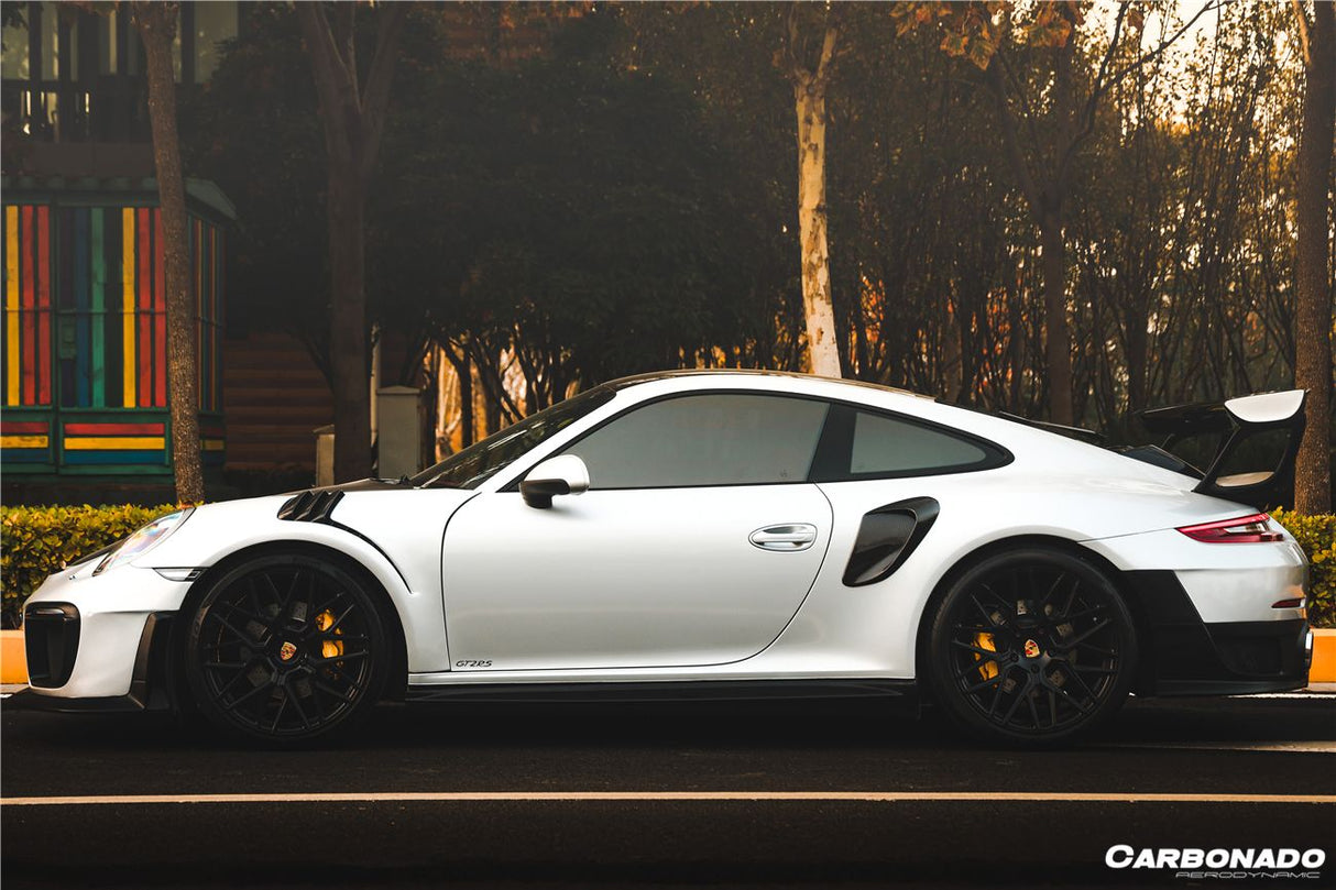 2012-2019 Porsche 911 991.1  991.2 Carrera  S GT2RS Style Carbon Fiber Quarter Panel Side Scoops