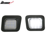 2002-2018 Dodge Ram 1500 & 2003-2018 2500 3500 & 2019-2022 Ram 1500 Classic 2PCS Full LED License Plate Lights Lamps Taillight Assembly Replacement