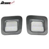 2002-2018 Dodge Ram 1500 & 2003-2018 2500 3500 & 2019-2022 Ram 1500 Classic 2PCS Full LED License Plate Lights Lamps Taillight Assembly Replacement