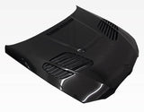 2007-2010 BMW 3 SERIES E92 2 doors GTR Style Carbon Fiber Black Hood