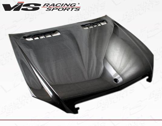 2007-2009 Mercedes S Class 4 doors OEM Style Carbon Fiber Black Hood