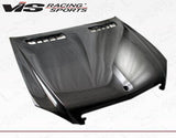 2007-2009 Mercedes S Class 4 doors OEM Style Carbon Fiber Black Hood