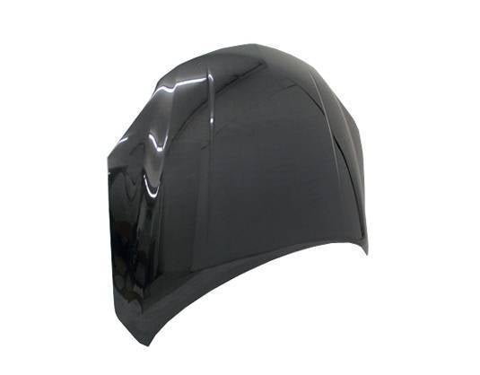 2007-2009 Mazda 3 Hatchback Mazda Speed Style Carbon Fiber Black Hood