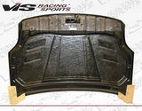 2007-2012 Nissan Sentra 4 doors TERMINATOR Style Carbon Fiber Black Hood