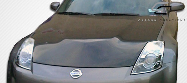 2007-2008 Nissan 350Z Z33 Carbon Creations Dritech OEM Look Hood - 1 Piece