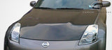 2007-2008 Nissan 350Z Z33 Carbon Creations Dritech OEM Look Hood - 1 Piece